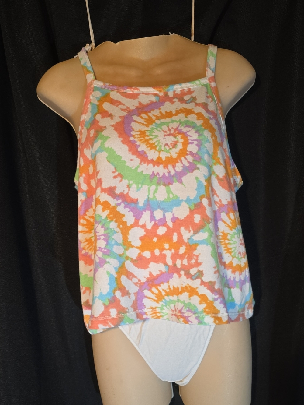 Jaclyn Intimates Tie-Dye Tank Top - Multicolor Size M